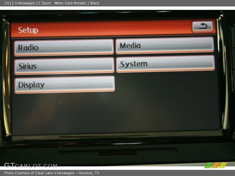 White Gold Metallic / Black 2011 Volkswagen CC Sport