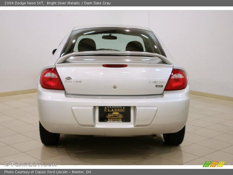 Bright Silver Metallic / Dark Slate Gray 2004 Dodge Neon SXT