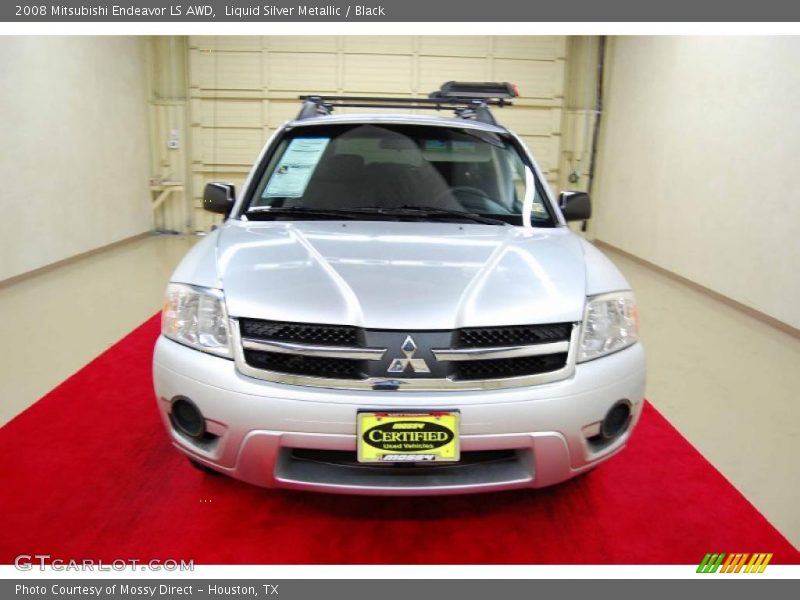 Liquid Silver Metallic / Black 2008 Mitsubishi Endeavor LS AWD