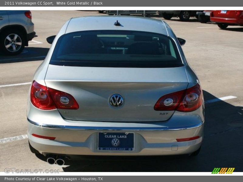 White Gold Metallic / Black 2011 Volkswagen CC Sport
