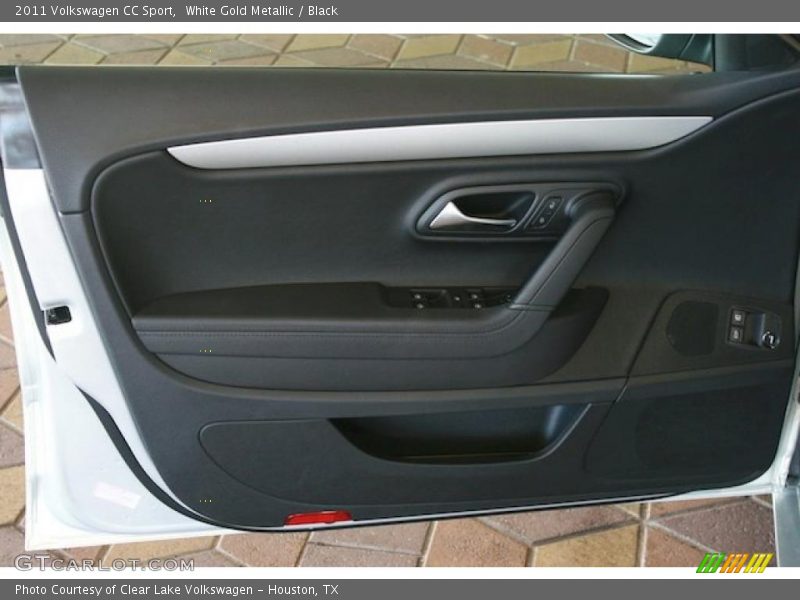 White Gold Metallic / Black 2011 Volkswagen CC Sport