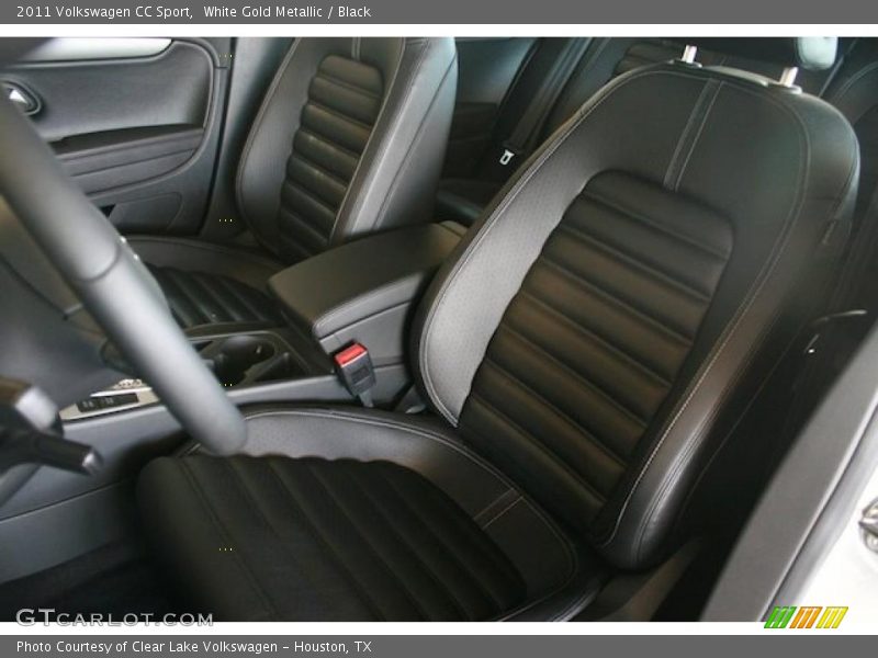 White Gold Metallic / Black 2011 Volkswagen CC Sport