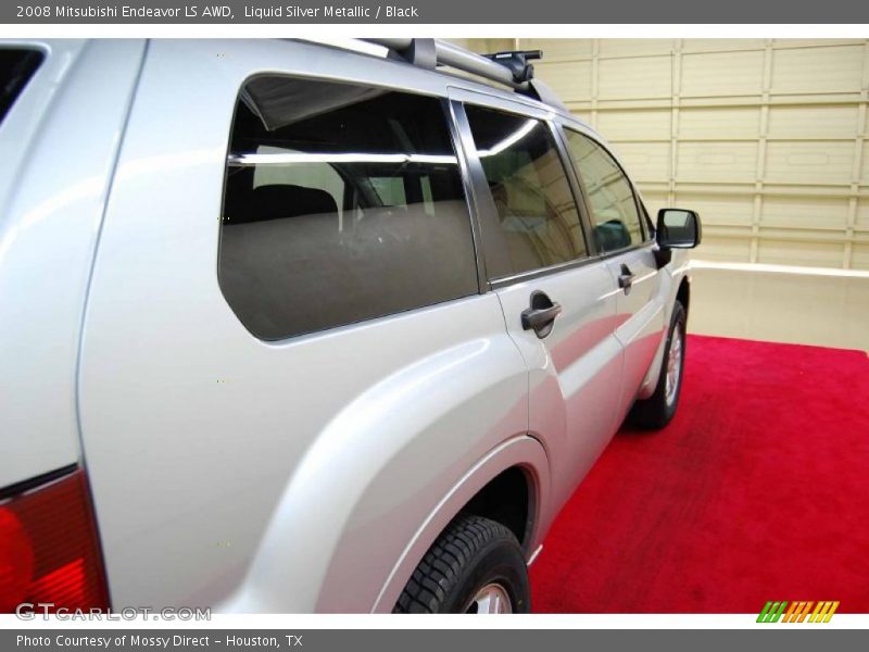 Liquid Silver Metallic / Black 2008 Mitsubishi Endeavor LS AWD