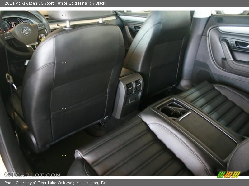 White Gold Metallic / Black 2011 Volkswagen CC Sport
