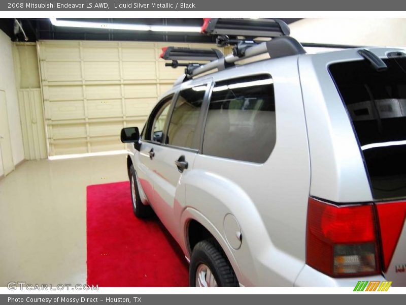 Liquid Silver Metallic / Black 2008 Mitsubishi Endeavor LS AWD