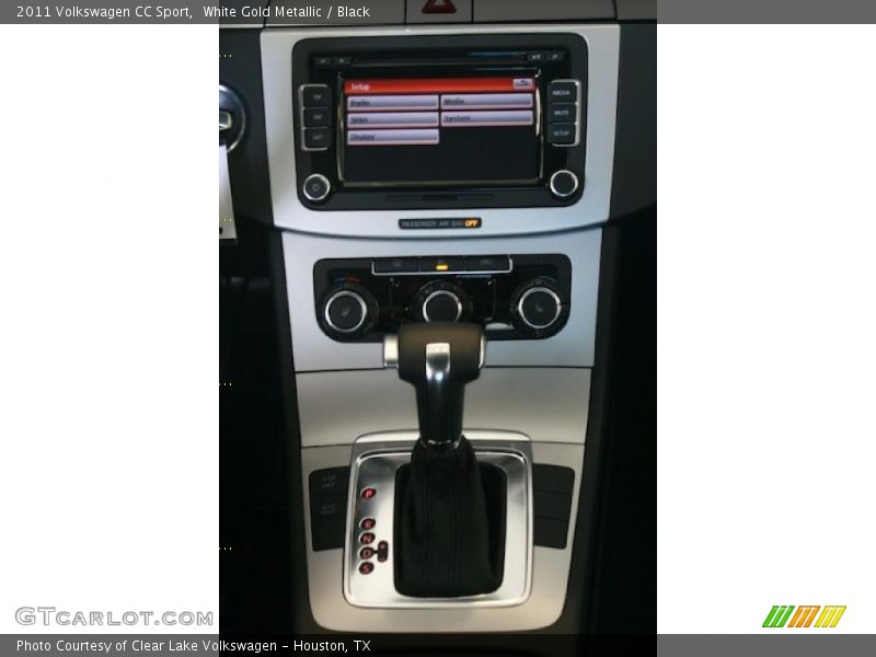 White Gold Metallic / Black 2011 Volkswagen CC Sport
