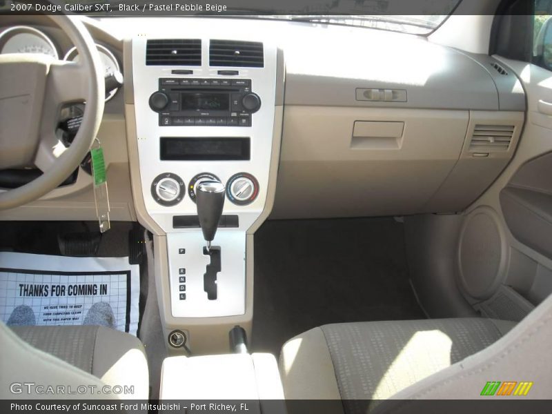 Black / Pastel Pebble Beige 2007 Dodge Caliber SXT
