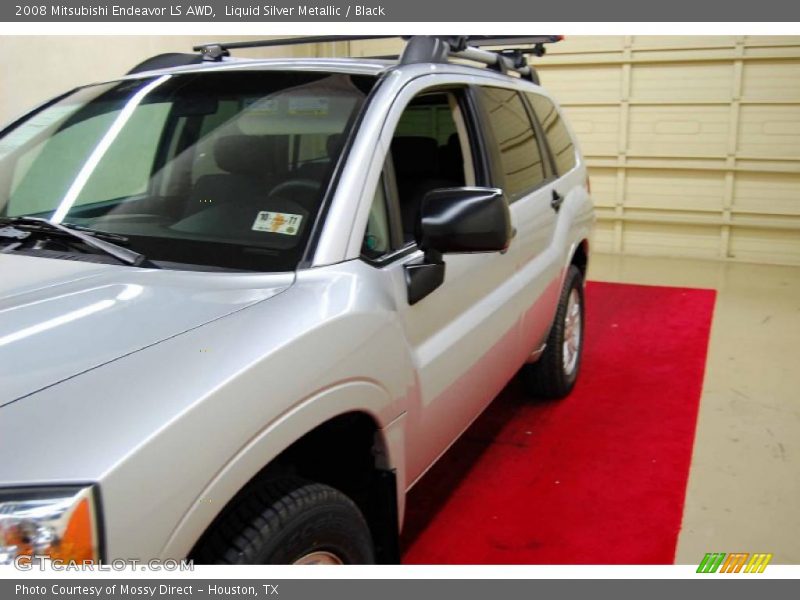 Liquid Silver Metallic / Black 2008 Mitsubishi Endeavor LS AWD