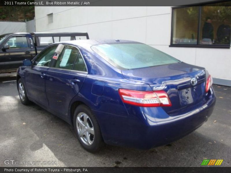 Blue Ribbon Metallic / Ash 2011 Toyota Camry LE