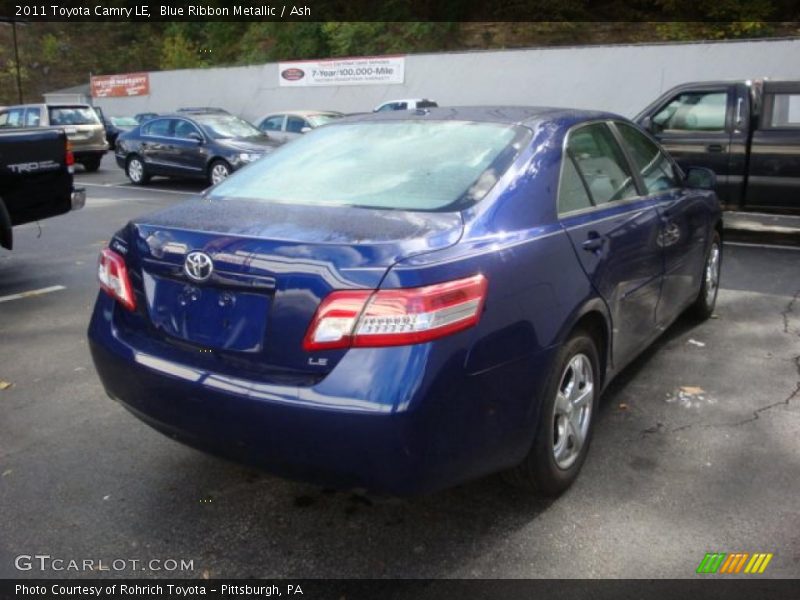 Blue Ribbon Metallic / Ash 2011 Toyota Camry LE