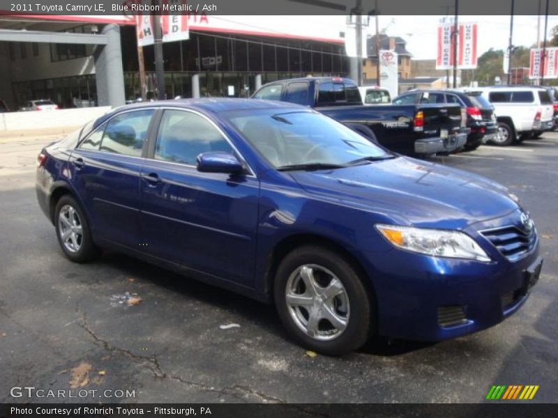 Blue Ribbon Metallic / Ash 2011 Toyota Camry LE