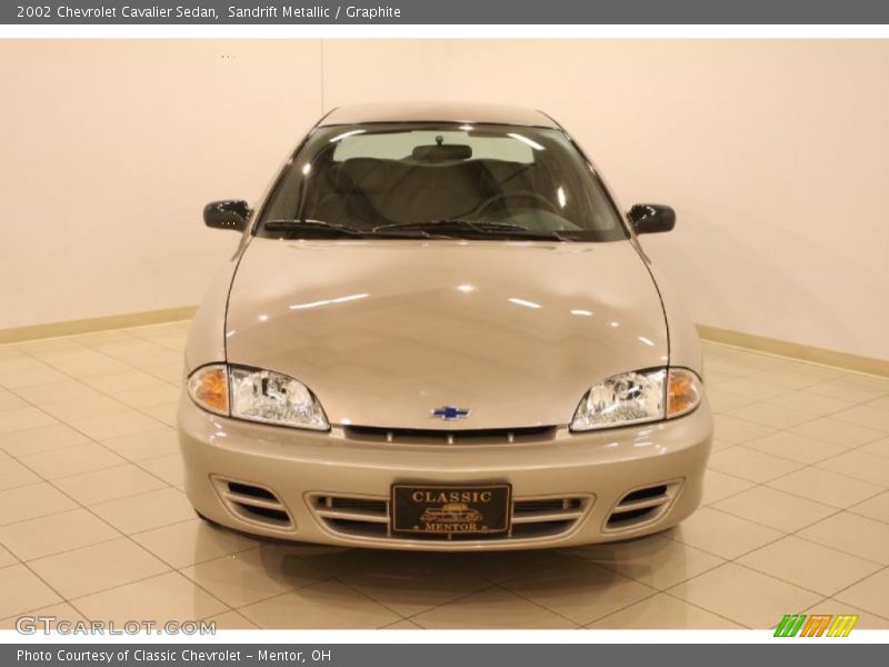 Sandrift Metallic / Graphite 2002 Chevrolet Cavalier Sedan