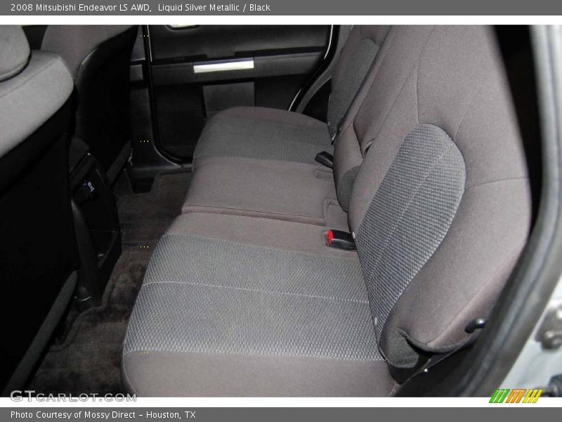 Liquid Silver Metallic / Black 2008 Mitsubishi Endeavor LS AWD