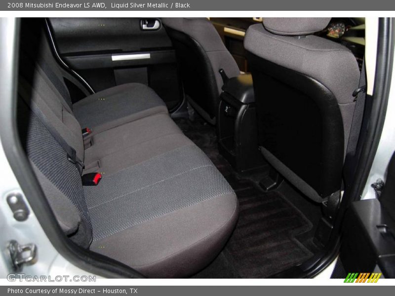 Liquid Silver Metallic / Black 2008 Mitsubishi Endeavor LS AWD
