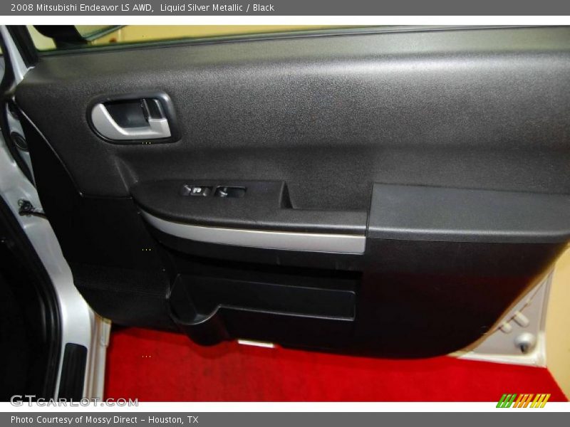 Liquid Silver Metallic / Black 2008 Mitsubishi Endeavor LS AWD