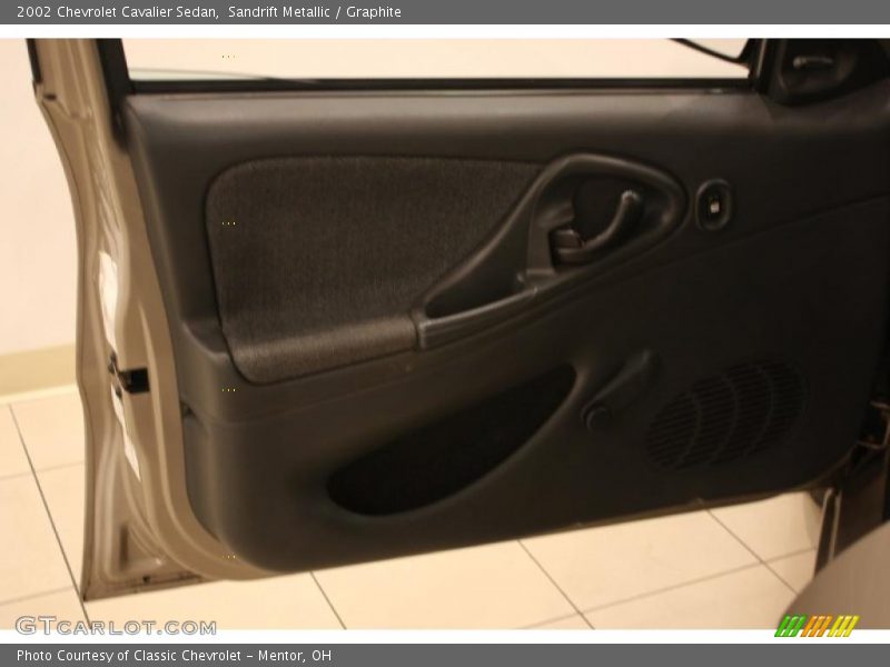 Sandrift Metallic / Graphite 2002 Chevrolet Cavalier Sedan