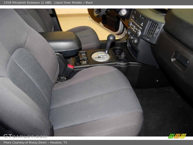 Liquid Silver Metallic / Black 2008 Mitsubishi Endeavor LS AWD