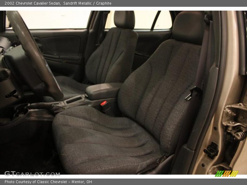Sandrift Metallic / Graphite 2002 Chevrolet Cavalier Sedan