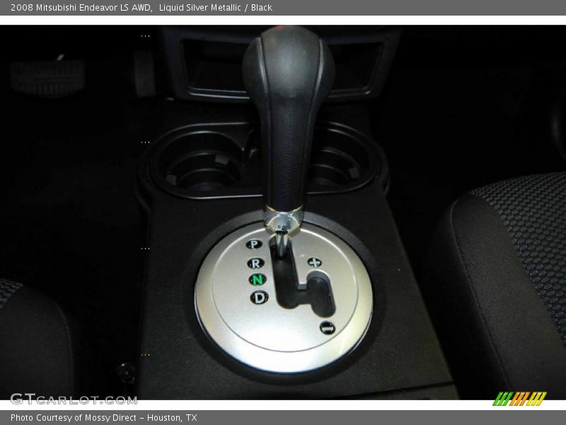 Liquid Silver Metallic / Black 2008 Mitsubishi Endeavor LS AWD