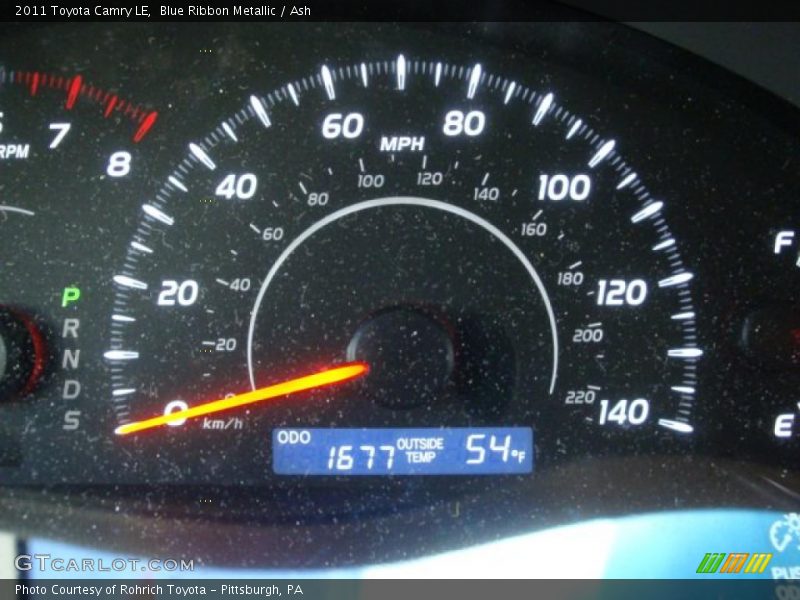 Blue Ribbon Metallic / Ash 2011 Toyota Camry LE