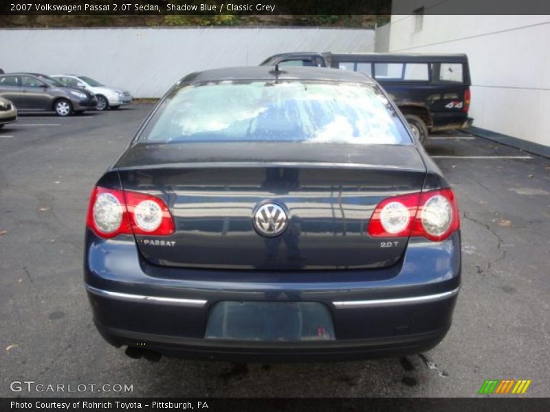 Shadow Blue / Classic Grey 2007 Volkswagen Passat 2.0T Sedan