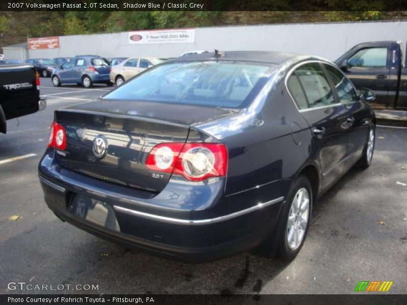 Shadow Blue / Classic Grey 2007 Volkswagen Passat 2.0T Sedan