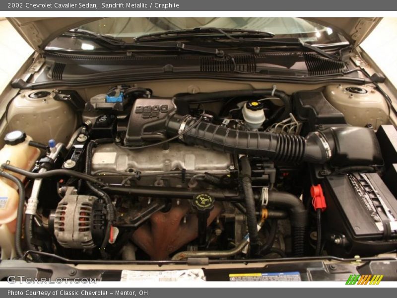  2002 Cavalier Sedan Engine - 2.2 Liter OHV 8-Valve 4 Cylinder