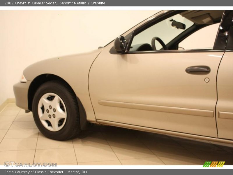 Sandrift Metallic / Graphite 2002 Chevrolet Cavalier Sedan