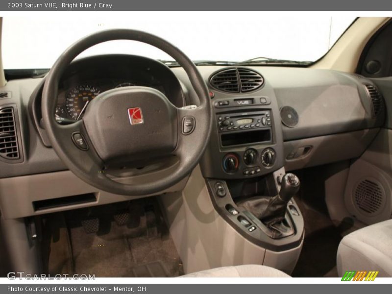 Dashboard of 2003 VUE 