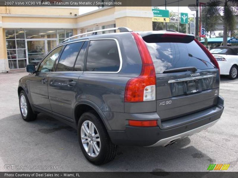 Titanium Gray Metallic / Sovereign Hide 2007 Volvo XC90 V8 AWD