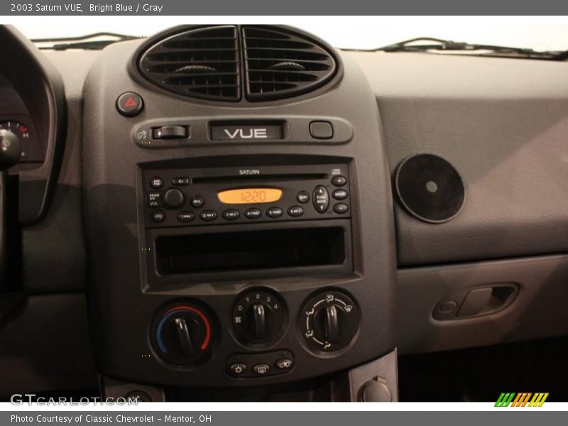 Controls of 2003 VUE 