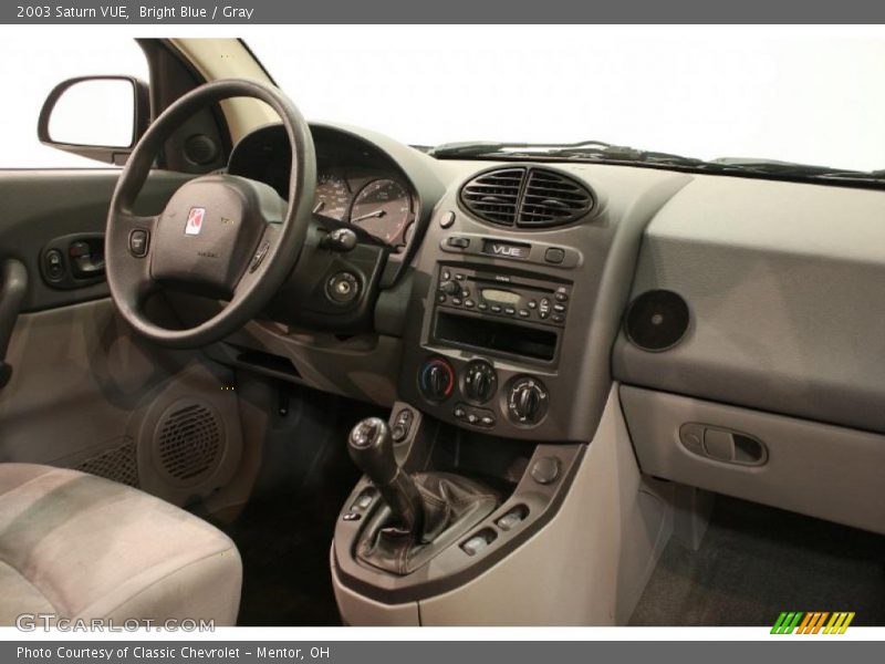 Dashboard of 2003 VUE 
