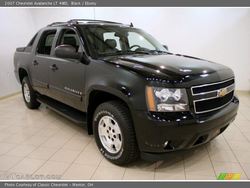 Black / Ebony 2007 Chevrolet Avalanche LT 4WD