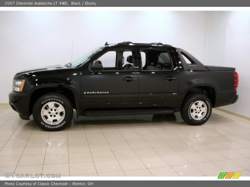 Black / Ebony 2007 Chevrolet Avalanche LT 4WD