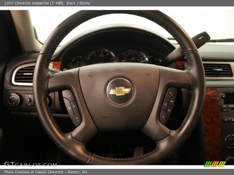 Black / Ebony 2007 Chevrolet Avalanche LT 4WD