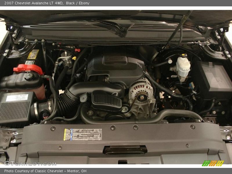 Black / Ebony 2007 Chevrolet Avalanche LT 4WD