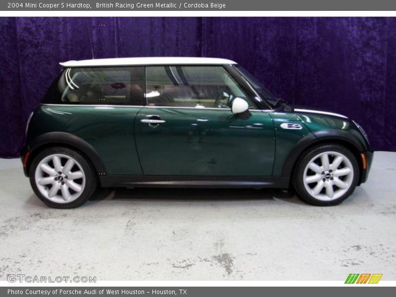 British Racing Green Metallic / Cordoba Beige 2004 Mini Cooper S Hardtop