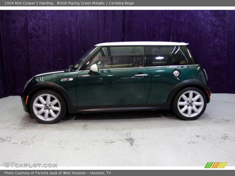British Racing Green Metallic / Cordoba Beige 2004 Mini Cooper S Hardtop