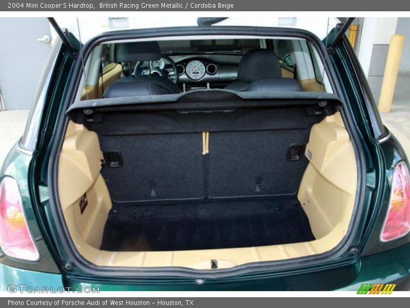 British Racing Green Metallic / Cordoba Beige 2004 Mini Cooper S Hardtop