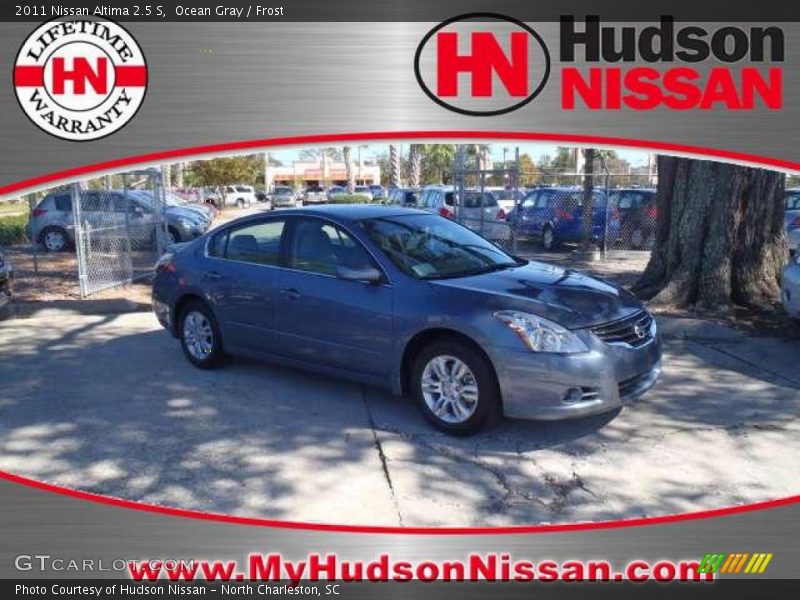 Ocean Gray / Frost 2011 Nissan Altima 2.5 S