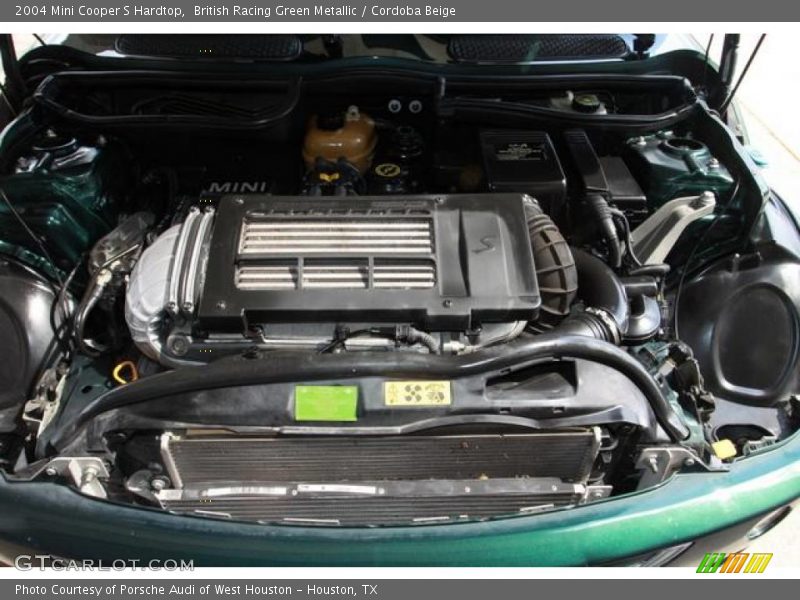 British Racing Green Metallic / Cordoba Beige 2004 Mini Cooper S Hardtop