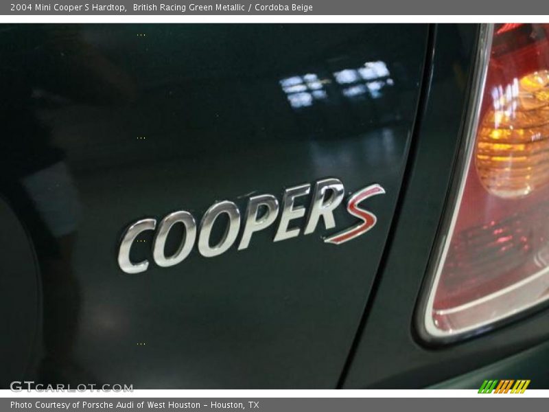 British Racing Green Metallic / Cordoba Beige 2004 Mini Cooper S Hardtop
