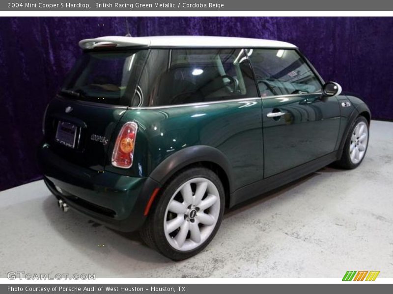 British Racing Green Metallic / Cordoba Beige 2004 Mini Cooper S Hardtop