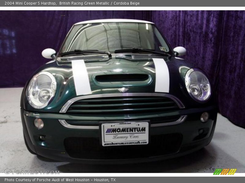British Racing Green Metallic / Cordoba Beige 2004 Mini Cooper S Hardtop