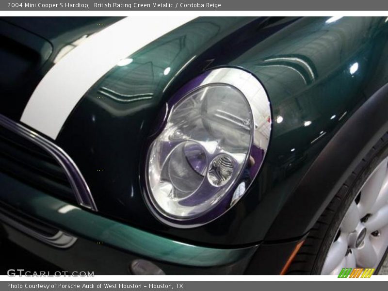 British Racing Green Metallic / Cordoba Beige 2004 Mini Cooper S Hardtop