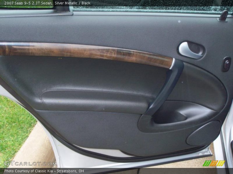 Silver Metallic / Black 2007 Saab 9-5 2.3T Sedan