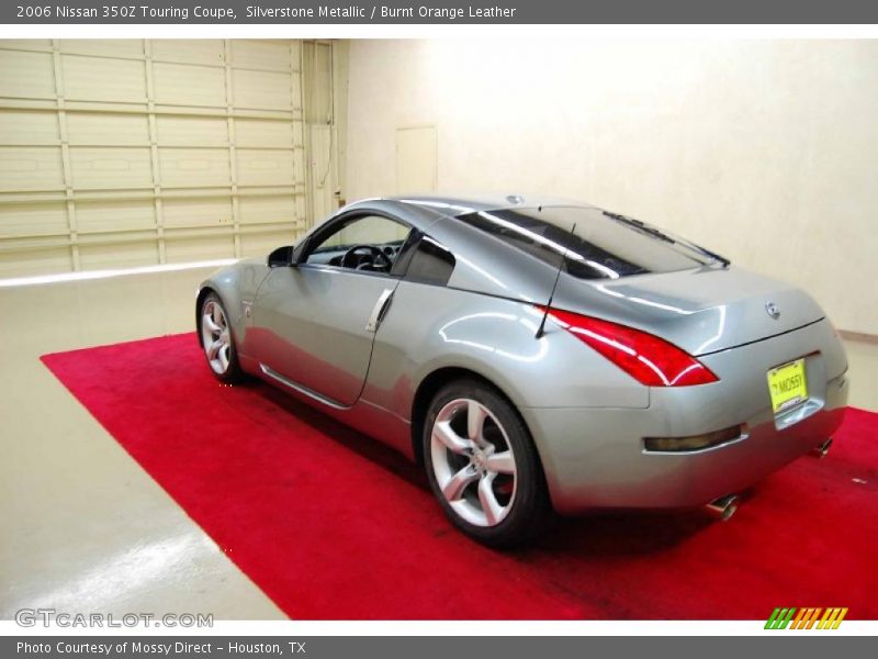 Silverstone Metallic / Burnt Orange Leather 2006 Nissan 350Z Touring Coupe