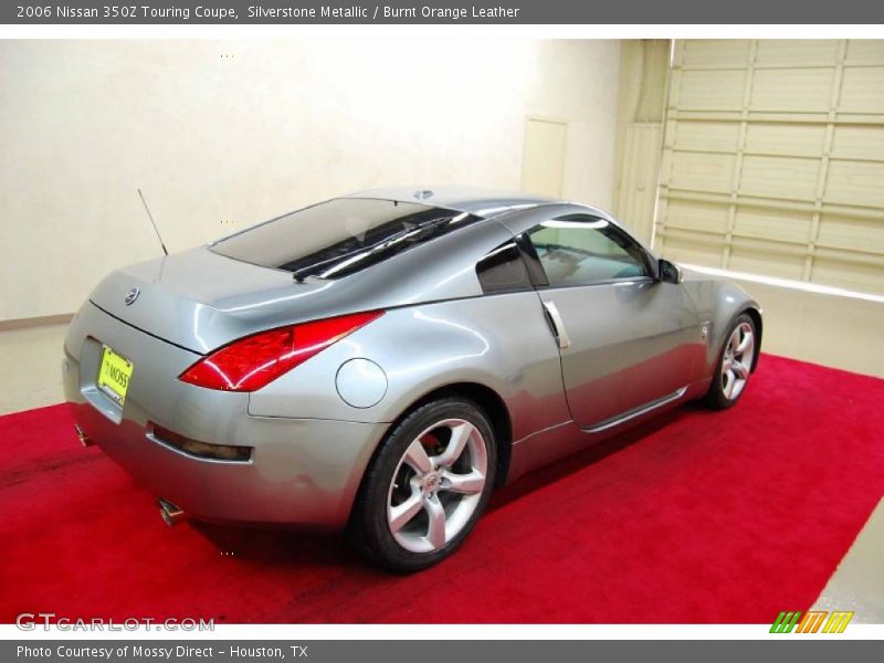 Silverstone Metallic / Burnt Orange Leather 2006 Nissan 350Z Touring Coupe