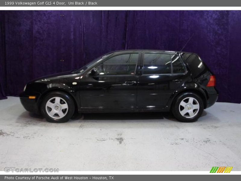 Uni Black / Black 1999 Volkswagen Golf GLS 4 Door