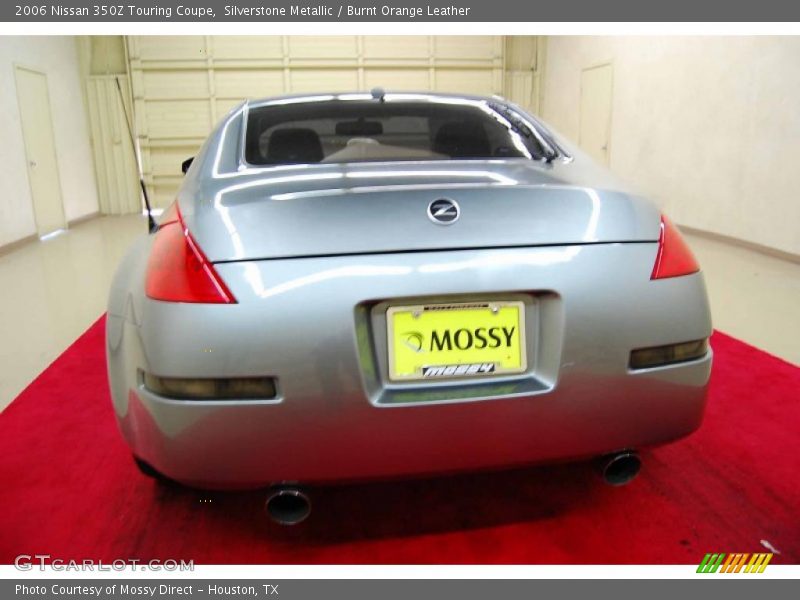 Silverstone Metallic / Burnt Orange Leather 2006 Nissan 350Z Touring Coupe